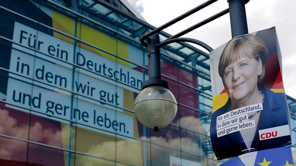 ”För ett Tyskland där vi lever bra och gärna” är CDU:s valslogan.
