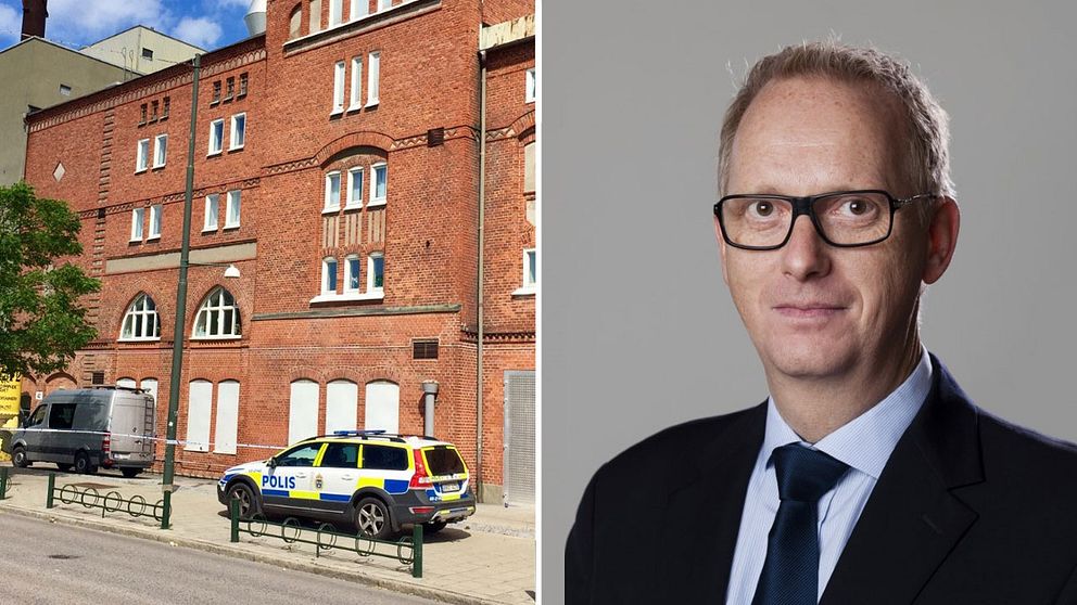 Förvaltningsdirektör Johan Hermansson fick beskedet om skottlossningen på söndagsmorgonen.