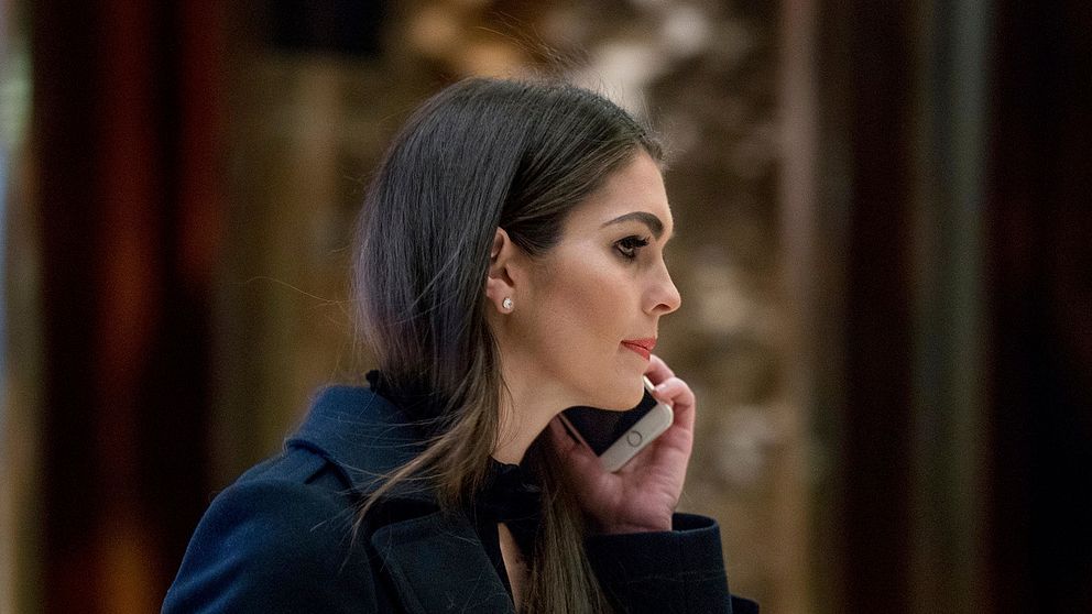 Vita husets nya kommunikationschef Hope Hicks.