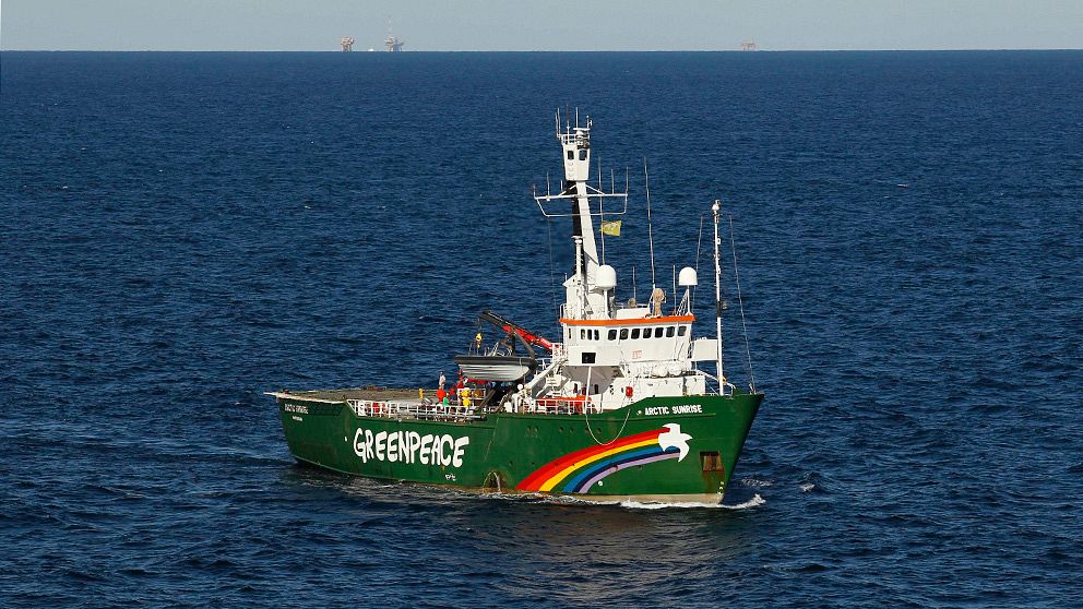 Greenpeaces fartyg Arctic Sunrise (arkivbild)
