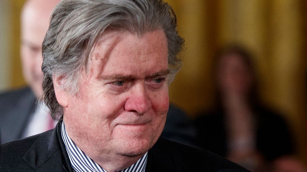 Vita husets chefsstrateg Steve Bannon.