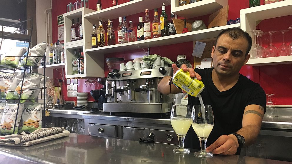 Cristian Collao Venegas driver en bar i området.