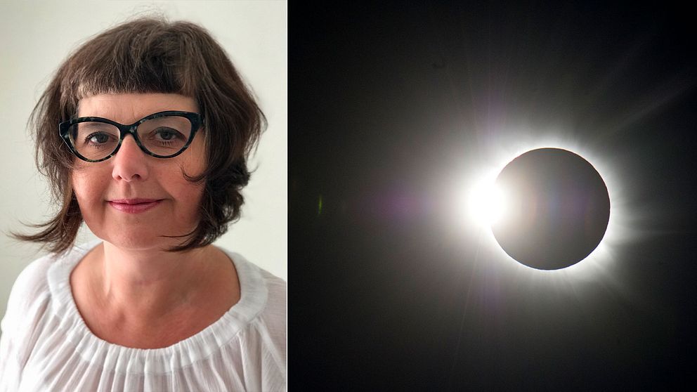 SVT:s vetenskapsreporter Ulrika Engström är på plats i USA för att skåda solförmörkelsen
