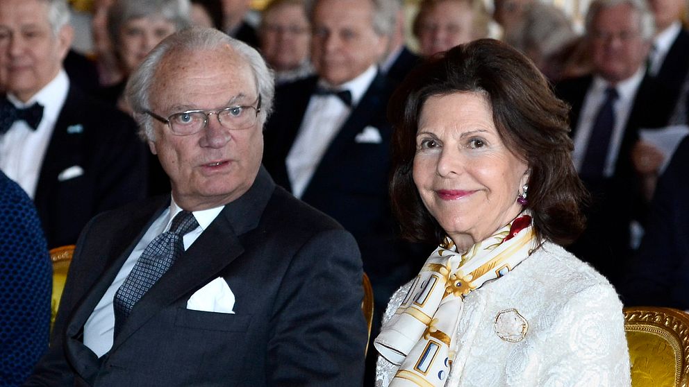 Kung Carl XVI Gustaf, åkte tillsammans med drottningen på en födelsedagsfest i Moskva. Bilden är från ett annat tillfälle.
