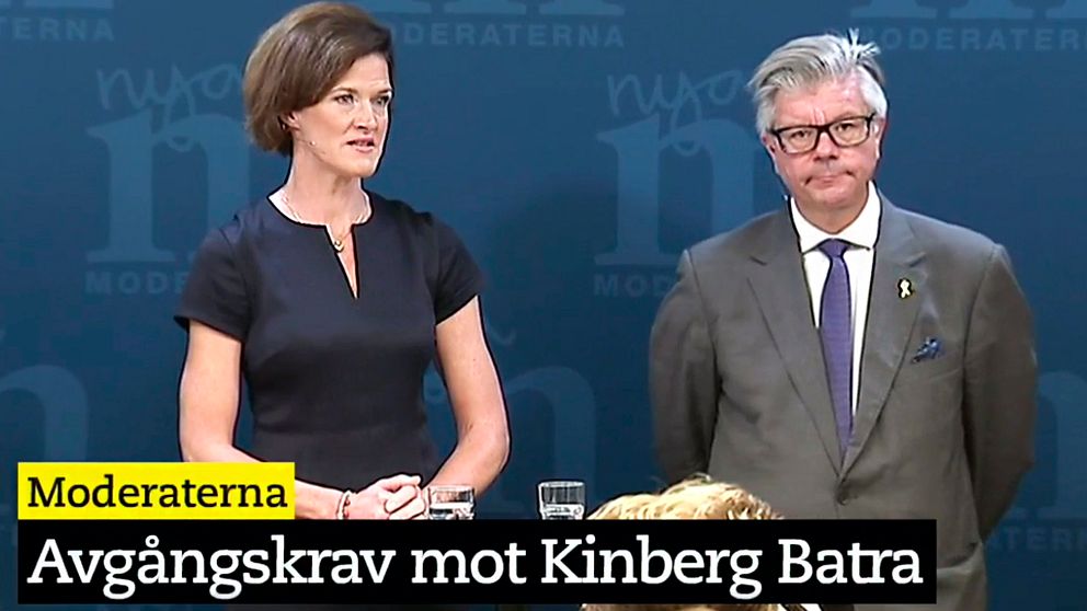 SVT Nyheter sänder live från Moderaternas presskonferens.