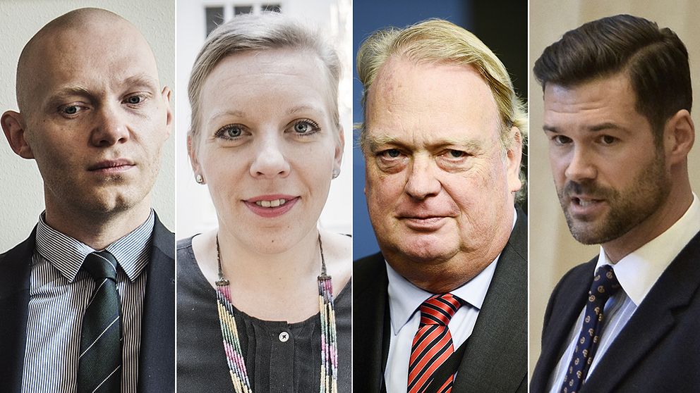 Niklas Wykman, Maria Rankka, Mikael Odenberg och Johan Forsell.