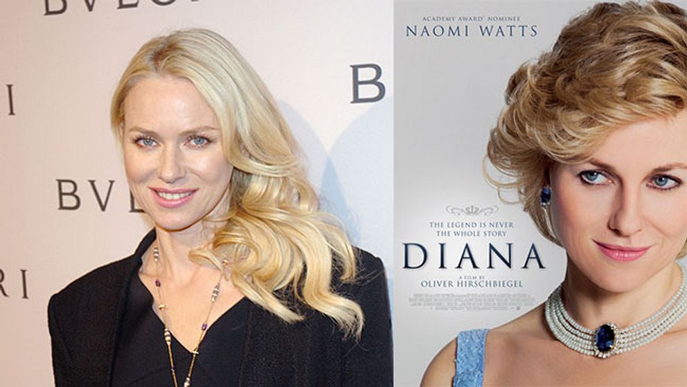 Naomi Watts spelar Diana i filmen.