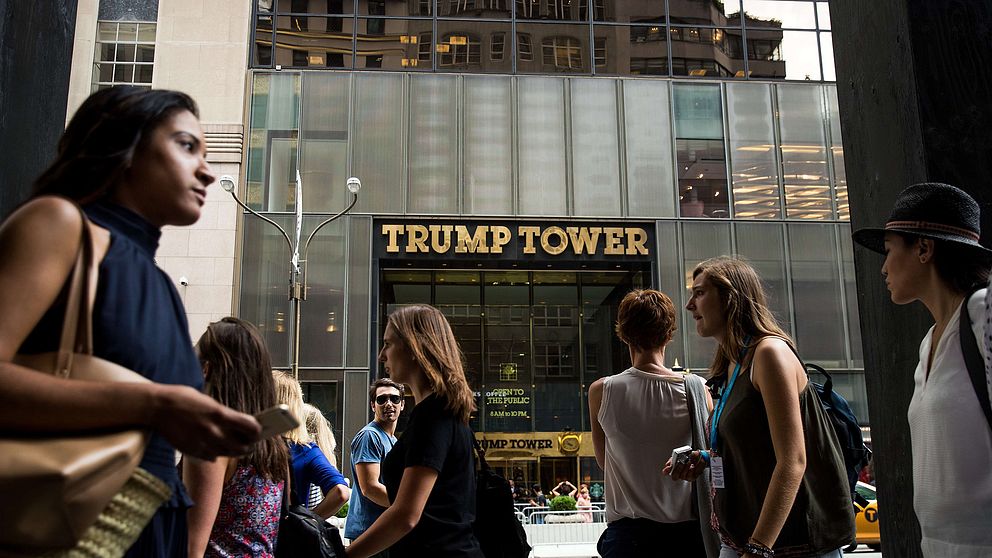 Trump Tower, Fifth Avenue på Manhattan i New York.