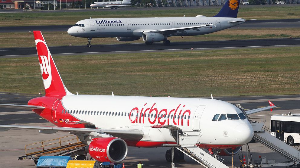 Air Berlin flygplan.