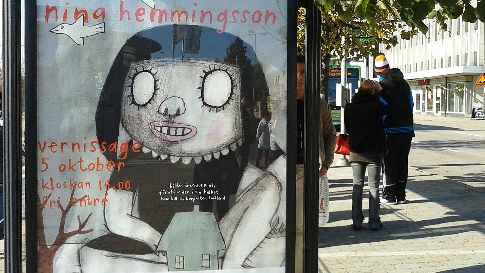 För ett år sedan debatterades Nina Hemmingssons verk som blev censurerat vid annonseringen.
