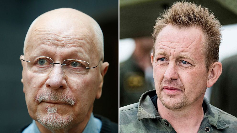 Tidigare överåklagaren och samhällsdebattören Sven-Erik Alhem och ubåtsägaren Peter Madsen.