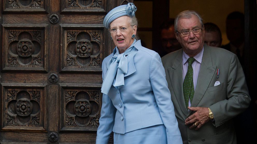 Prins Henrik tillsammans med drottning Margrethe