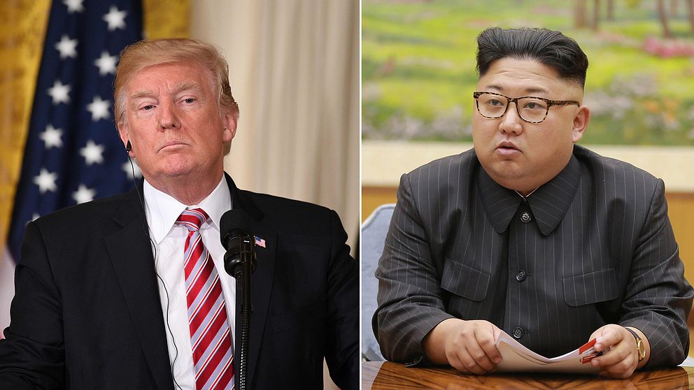 USA:s president Donald Trump och Nordkoreas ledare Kim Jong-un.