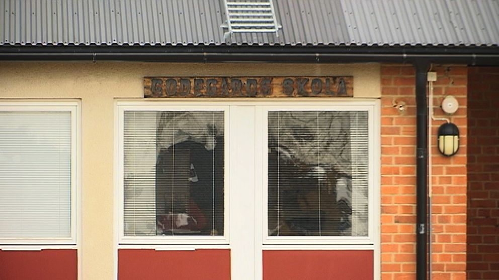 Fasadbild på Godegårds skola.