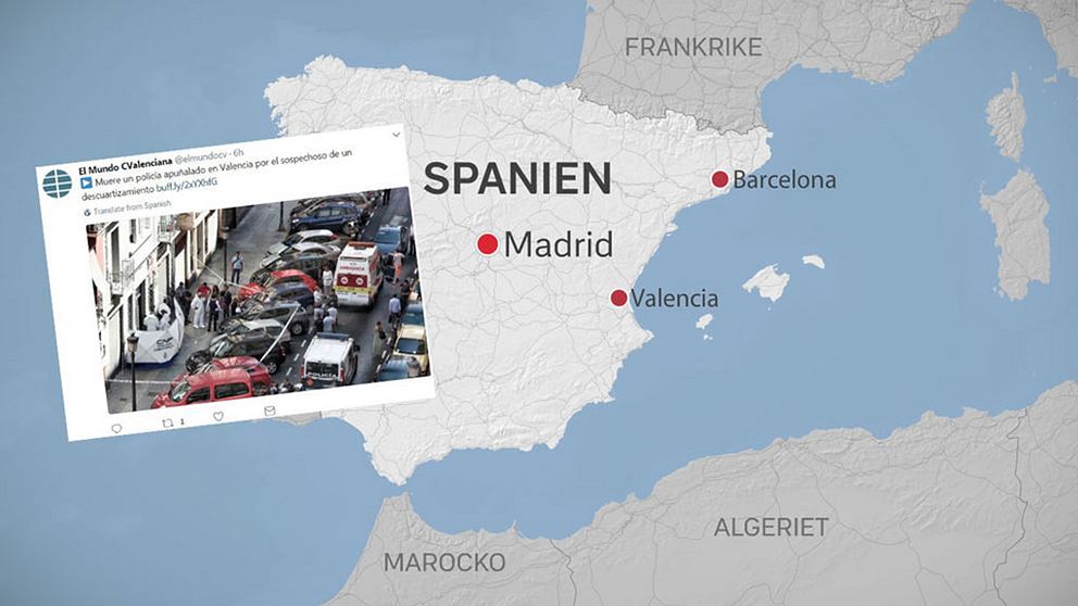 Uppgift: Svensk man skjuten till döds av polis i Spanien