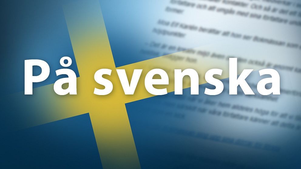 Skylt med Uutiset på svenska