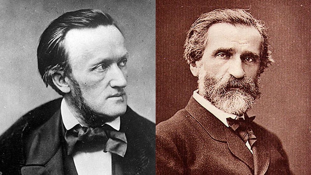 Richard Wagner och Giuseppe Verdi.