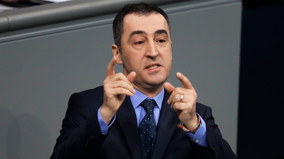 De Grönas partiledare Cem Özdemir.