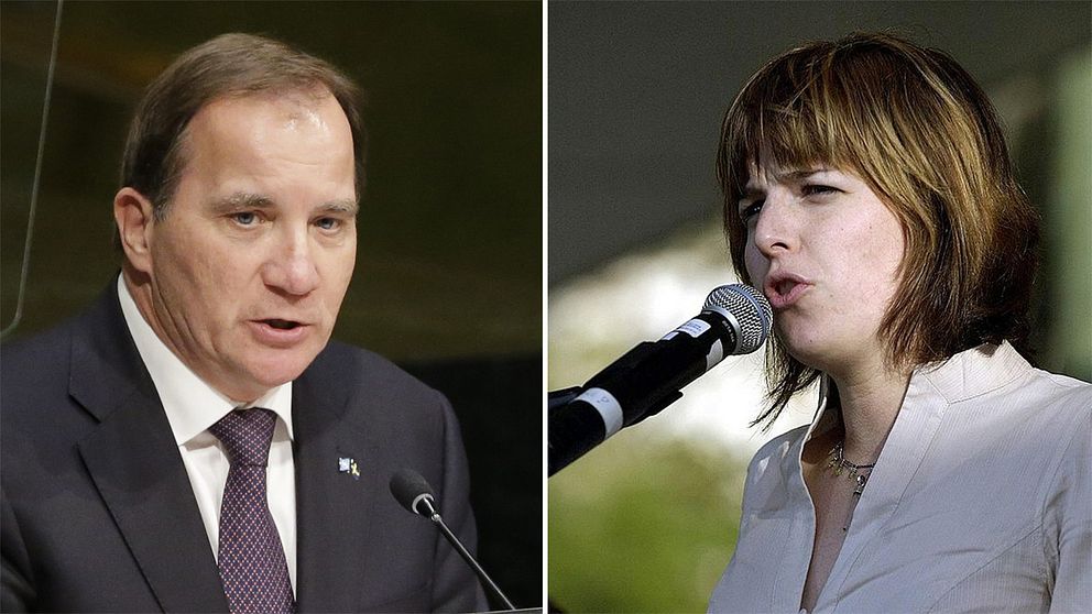 Stefan Löfven och Zaida Catalan.