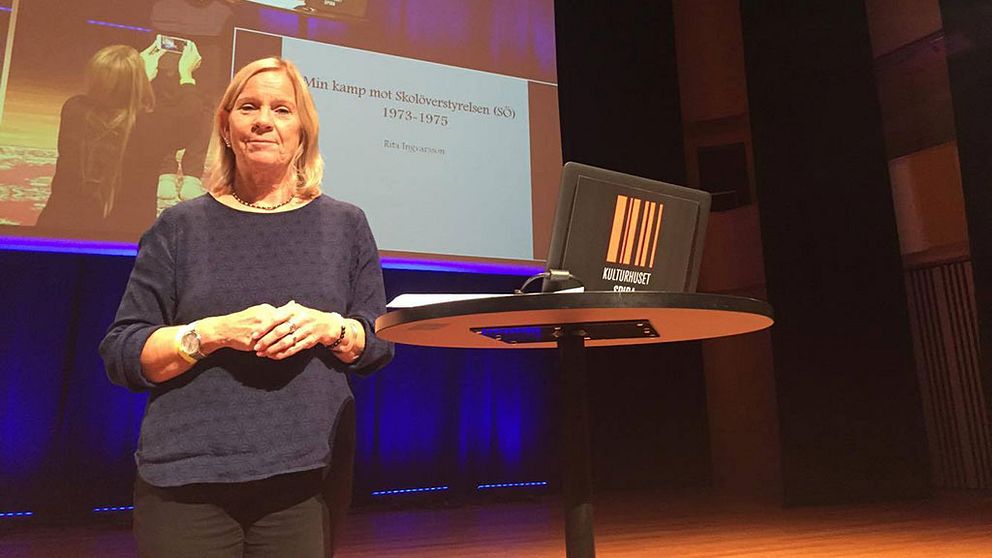 Rita Ingvarsson, döv specialpedagog, lyckades genomföra sin förskolelärarutbildning efter en lång kamp mot myndigheter och samhället. På fredagen föreläste hon om detta på Dövas dag.
