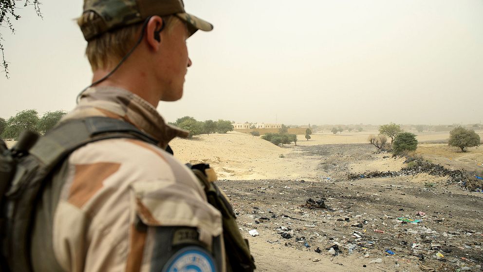 FN-soldat i Mali.