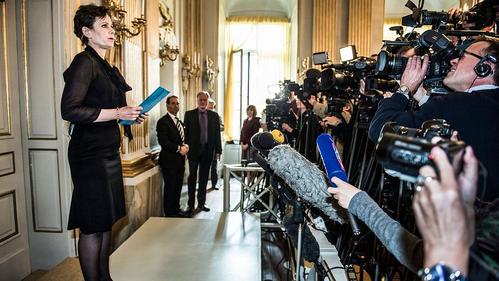 Svenska Akademiens ständiga sekreterare Sara Danius