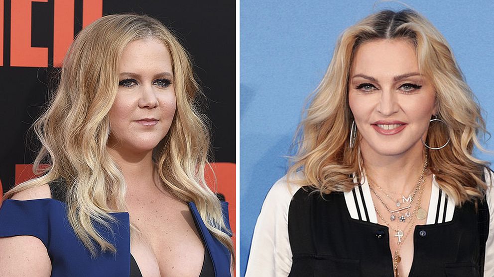 Amy Schumer och Madonna.