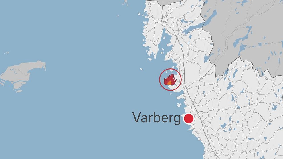 På torsdagskvällen uppstod en glödbrand i en byggnad på Ringhals område.