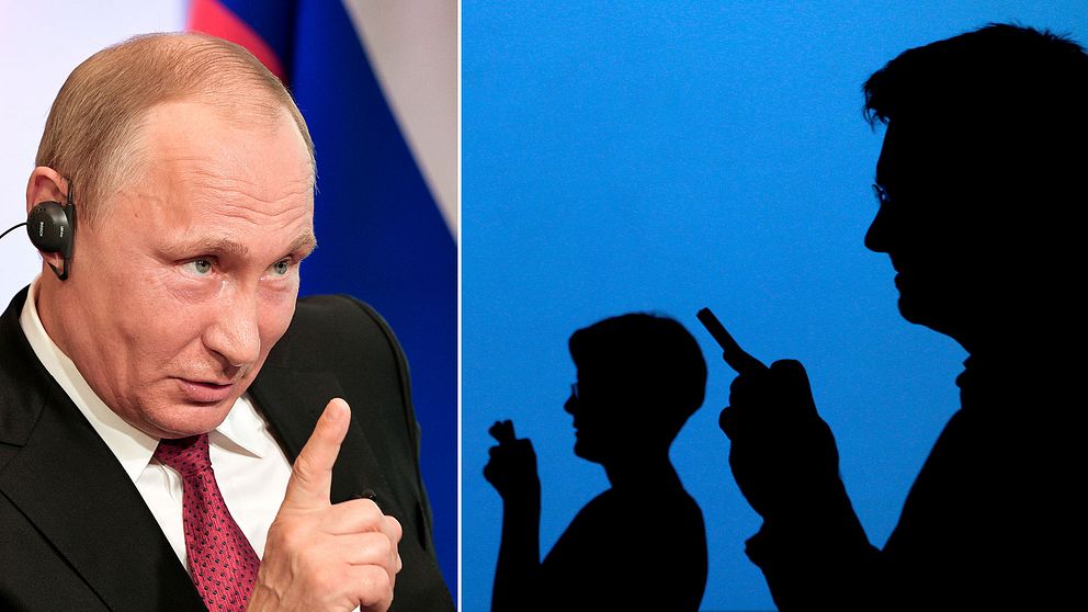 Rysslans president Vladimir Putin förnekar bestämt att han försökt påverka utgången av presidentvalet i USA