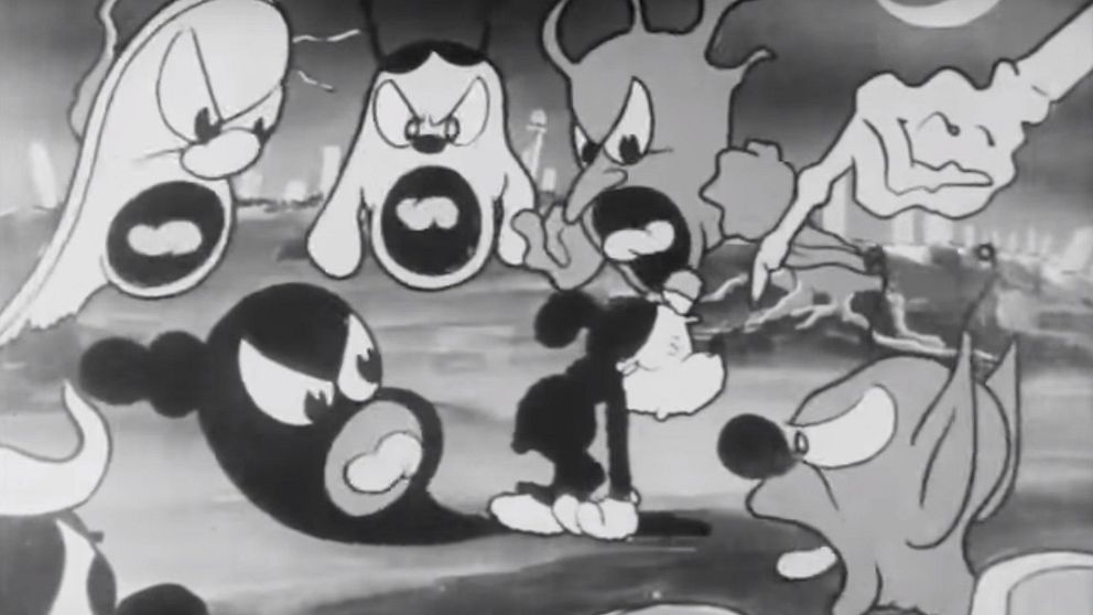 I kortfilmen ”Swing you sinners” hamnar Bimbo the dog i helvetet. 30-talets mörka och surrealistiska tecknade filmer är en stor inspiration för ”Cuphead”.