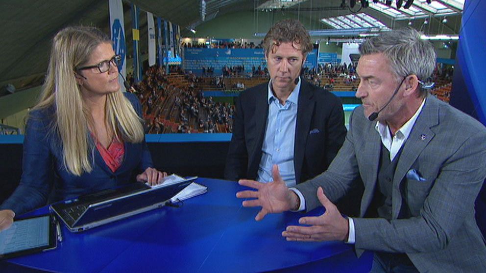 ”Fidde” Rosengren i samtal med SVT Sports Marie Lehmann om Davis Cup.