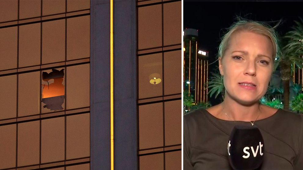 – Han lyckades göra halvautomatiska vapen helautomatiska, vilket gjorde att han kunde skjuta 90 skott per tio sekunder, rapporterar SVT:s USA-korrespondent Carina Bergfeldt på plats i Las Vegas.
