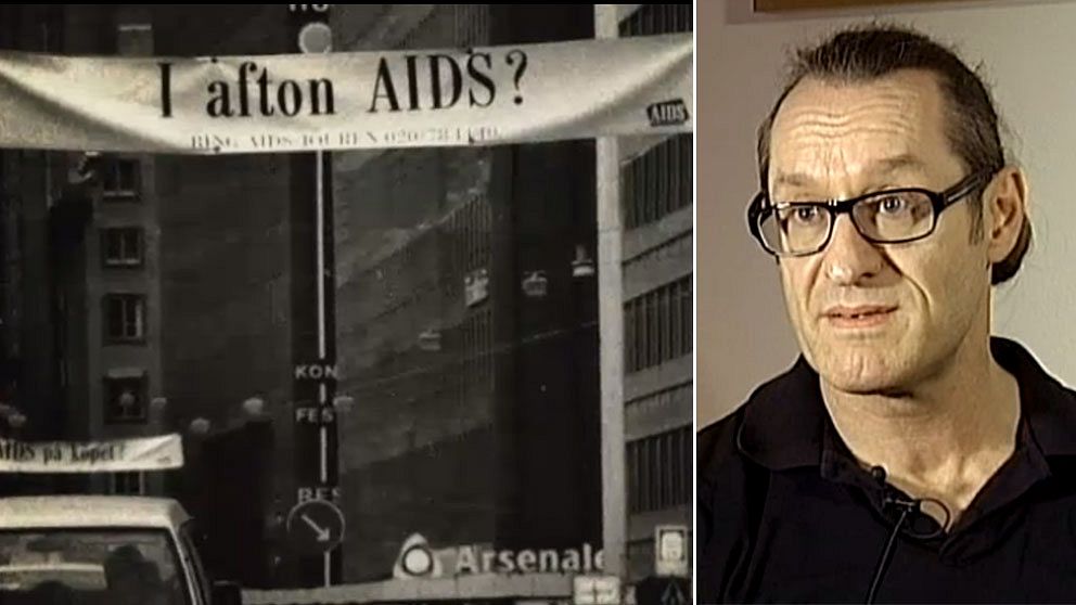 Ludde Isaksson smittades av hiv på 80-talet, då många var rädda för sjukdomen.