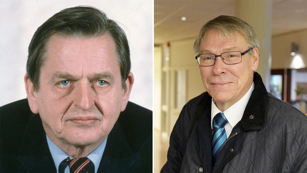 Huvudbilder på Olof Palme och Krister Petersson