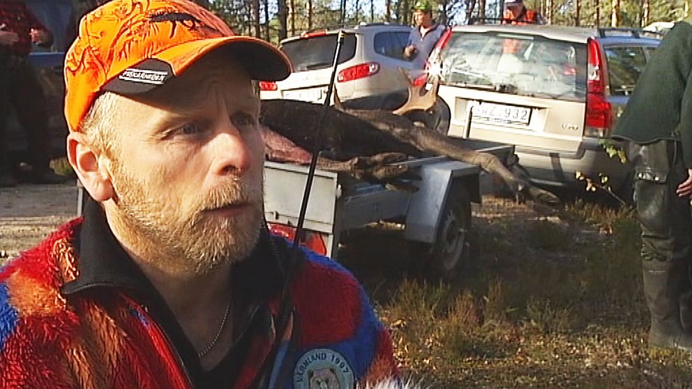 Lars Olsson är jaktledare i Månäs i norra Värmland