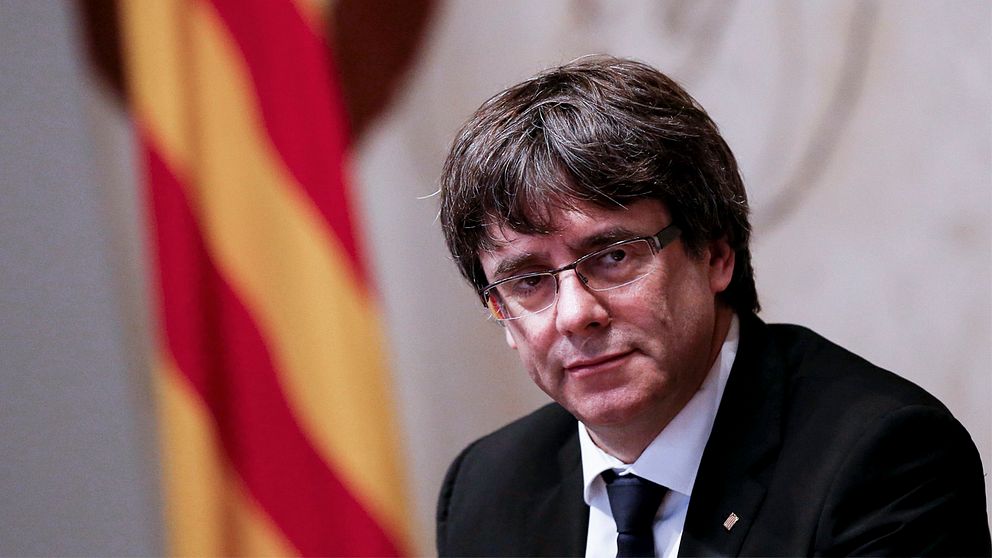 Regionen Kataloniens president Carles Puigdemont har länge kämpat för den katalanska självständigheten.