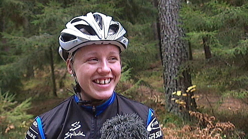 Ida Jansson, cyklist från Eskilstuna. Framtidshopp inom cykelsporten.