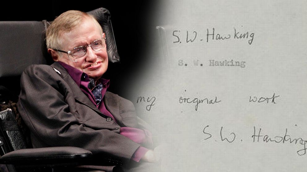 Hawkings avhandling publicerades – universitetets sajt kraschade