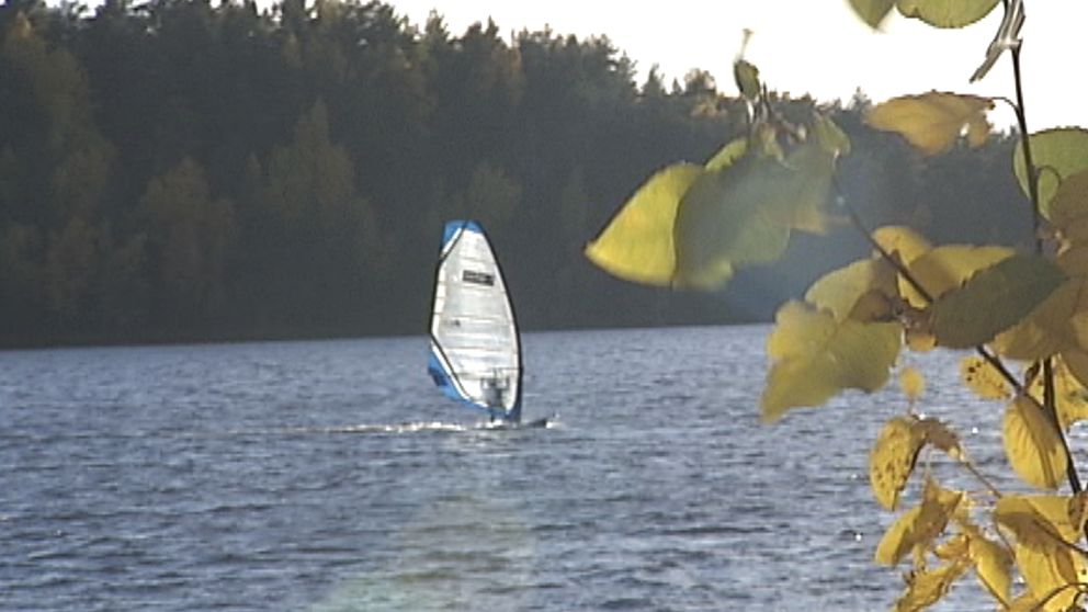 Brittsommarlikt vid Runn utanför Falun den 7 oktober.