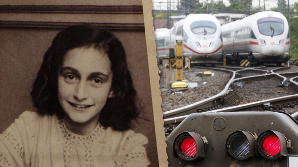 Anne Frank och Deutsche Bahn-tåg