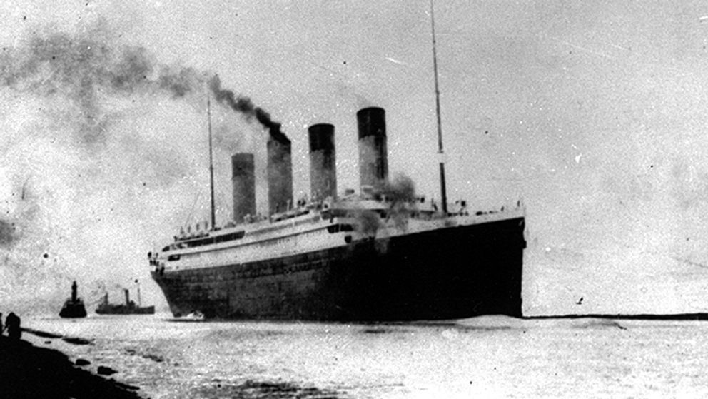 Titanic lämnade Southampton i april 1912, för sin första färd.