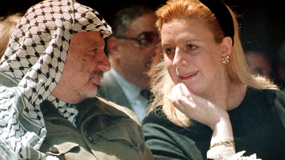 Yassir och Suha Arafat 1995