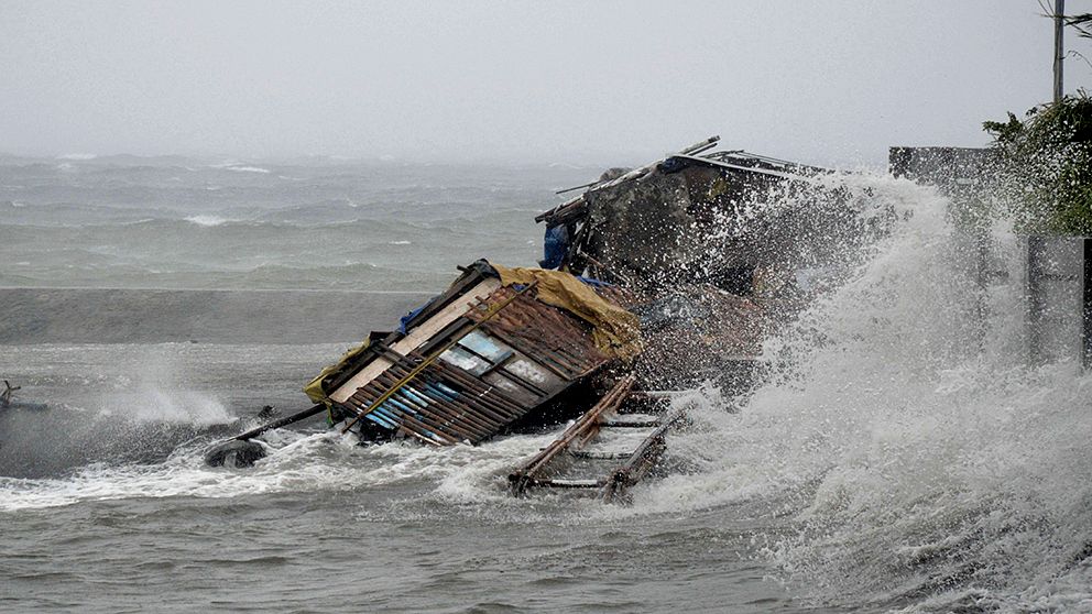 Monsterorkanen Haiyan drog in över Filippinerna och skapade förödelse.