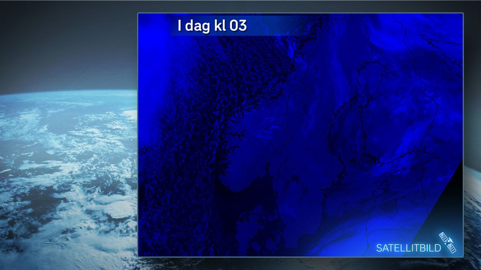 Satellitbild visar var i Sverige det är klarast och störst chans att se när Venus möter Jupiter.