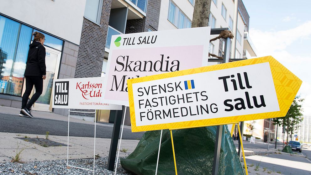 Till salu-skyltar