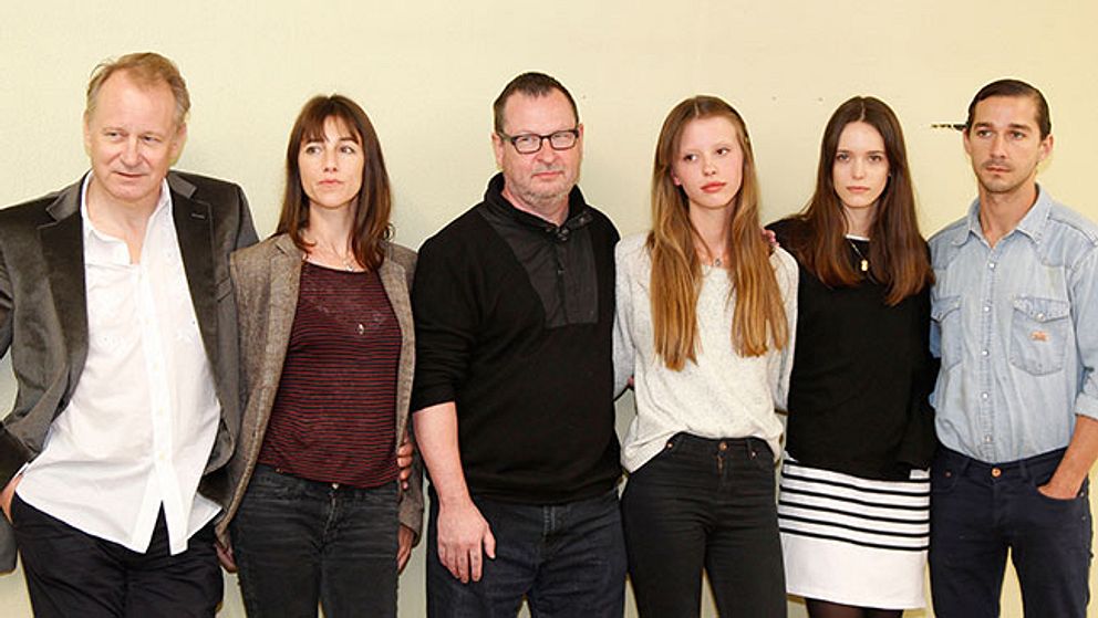 Stellan Skarsgård, Charlotte Gainsbourg, Mia Goth, Stacy Martin, Shia LaBeouf och Lars von Trier