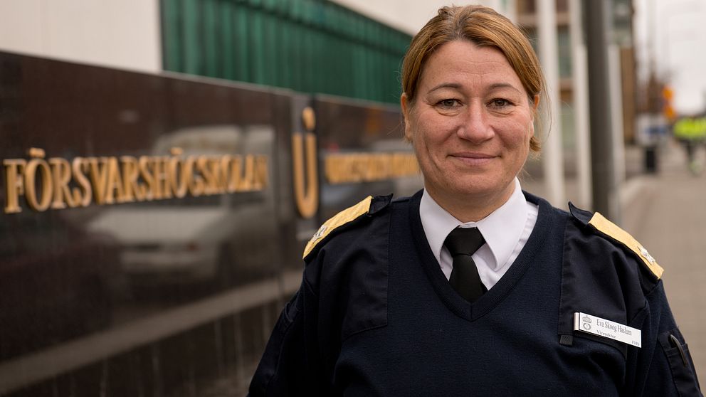 Flottiljamiral Ewa Skoog Halsum är vice rektor vid Försvarshögskolan.