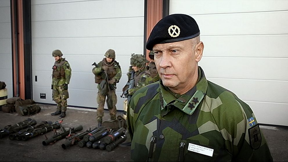 Karl Engelbrektson, arméchef i Försvarsmakten.