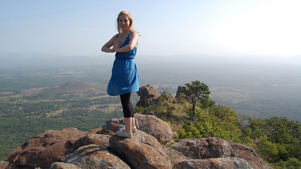 Kim Wall på en resa i Indien 2008.