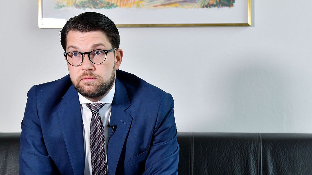 SD-ledaren Jimmie Åkesson.